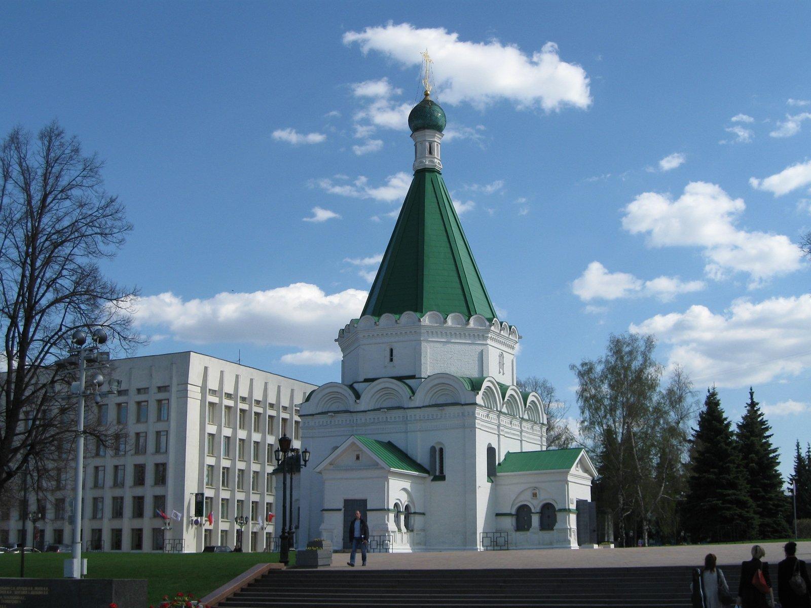 Храм михаила архангела в новгороде. Михайло-Архангельский собор Нижний Новгород. Собор Михаила Архангела Нижний Новгород. Михайло-Архангельский собор Нижегородского Кремля. Собор Архангела Михаила. Нижний Новгород. 1631.